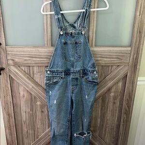 Levi's Classic Blue Denim Overalls